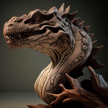 3D модель Байронозавр (STL)